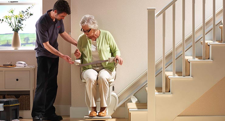 how to use a stairlift
