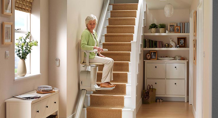 straight stair lift for seniors